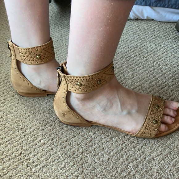 Frye sandals with stud detailing - Picture 3 of 5